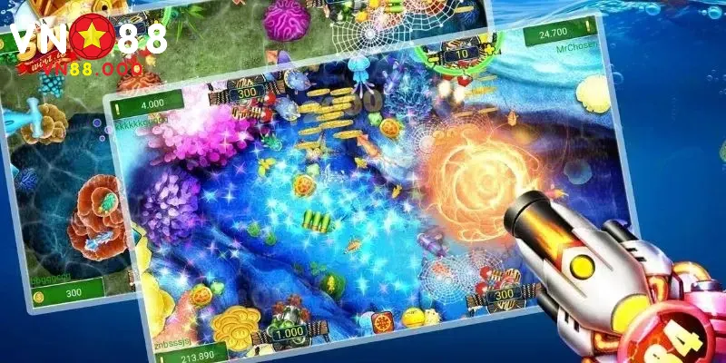 Bắn Cá Rùa Xanh VN88 | Cổng Game Bắn Cá New 2025 2 Các bước chơi bắn cá rùa xanh đơn giản